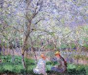 Claude Monet Springtime France oil painting artist